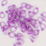 silikoonist tainaklambrid, 10 tk, Violetinė