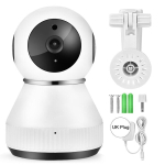 Veebikaamera 720P WiFi koduvalvekaamera, juhtmevaba PIR-liikumisandur, &ouml;ise n&auml;gemisega beebiseirekaamera, kahesuunaline heli, IP66 ilmastikukindel, liikumisj&auml;lgimine, rakenduse kaugjuurdep&auml;&auml;s