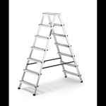 Alumiiniumist kahepoolsed redelid HOME, 7 astet, 125 kg