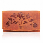 Naiste vintage nahast RFID rahakott Paolo Peruzzi T-01-OR