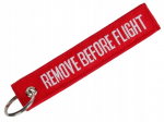 Lennufirma v&otilde;tmehoidja Mil-Tec "Remove Before Flight", punane