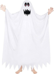 Kummitus Halloween kost&uuml;&uuml;m lastele valge suurus L 125-140cm