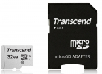 MEMORY MICRO SDHC 32GB W/ADAPT/C10 TS32GUSD300S-A TRANSCEND