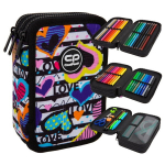 Koos pliiatsitaskuga, CoolPack, kolmekohaline, v&auml;rviline