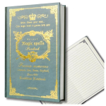 Roheline m&auml;rkmik, planeerija, jooneline vihik, 160 lehte, kaunistatud kaanega