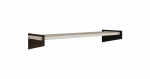 Riiul Furniture Ivi, valge/must