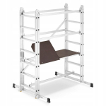 Alumiiniumist liigendiga mobiilsed tellinguredelid HIGHER DR 2x7, 4,0 m, 150 kg