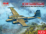 Liimitav mudel ICM 48279 USA &otilde;huj&otilde;udude Vietnami r&uuml;ndelennuk B-26K Counter Invader 1/48