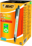Pastapliiatsid BIC ECO CLICSTIC BLACK 1.0 mm, must, 50 tk 175884