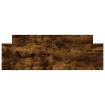 kaheinimese voodi，t&auml;iskasvanu voodi，peatsi ja jalutsiga voodiraam, suitsutatud tamm, 150 x 200 cm CFE2490435