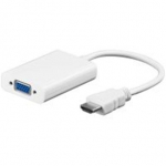 Goobay HDMI - VGA/3.5mm, M/F VGA + 3.5mm Valge