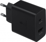Samsung EP-TA220NBE 35W Duo USB-C ja USB-A portide PD kiirlaadija must