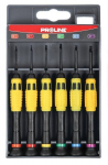 Kruvikeeraja komplekt Proline Torx T4-T10, 6 tk