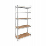 Metallist hoiuriiul Rebel 2in1, 5 riiulit, 180x90x40 cm, 750 kg, ilma kruvideta, h&otilde;bedane