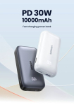 Akupank Ugreen PD kaasaskantav laadija kiireks laadimiseks - valge EL -laadija, 10000Mah