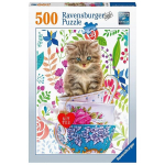 Ravensburger pusle 500 tk. Kassid kruusis