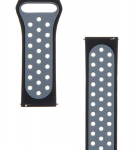 Silikoonist kellarihm Tactical 267 Double 22 mm, must / hall