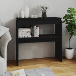 vidaXL konsoollaud, must, 80 x 30 x 80 cm, puitlaastplaat