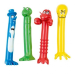 Sukeldumiskeppide komplekt Beco Monsters, 4 tk, erinevad v&auml;rvid