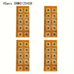 10tk SNMG120408 K&otilde;va Sulami Treiplaadid CNC T&ouml;&ouml;riistadele, 40 vnt. SNMG120408