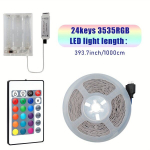 LED riba patareidiga pult, 393,7 colio / 1000 cm