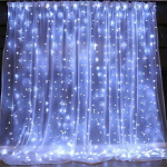 LED Kardin Tuled Komplekt Pulditoega, baltas