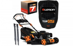 Iseliikuv bensiinimootoriga muruniiduk Top Cut TC-LS51-166L-SB, 166 cm&sup3;, 51 cm, 70 l, mult&scaron;imisfunktsiooniga