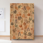 Riidekapp Hanah Home Leva Leaf, erinevad v&auml;rvid