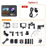 Seiklus- ja vabaajakaamera AUK Action Camera - 4K60 kaadrit sekund