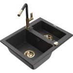 Pool-topelt graniidist valamu Mexen Carlos koos k&ouml;&ouml;gisegistiga Flora, must t&auml;piline - 6518-76-670401-57-G