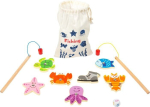 Reis spel - Small foot - Viskassi - 2 magnetische vistangen - Praktische tas - FSC&reg; 100%