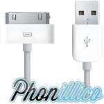 iPhone 4 &uuml;hilduv laadija USB kaabel