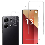 Kaitseklaas Xiaomi Redmi Note 13 Pro 4G jaoks ja kaamera kaitse [Pakett 2] Phonillico&reg; kaitsekile