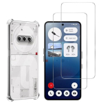 Coque antishock voor Nothing Phone 3a en 2 Gelaagd Glazen Schermbeschermingsfilm Phonillico&reg;