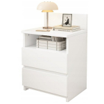 &Ouml;&ouml;laud riiulid 2 sahtlit must kaasaegne magamistuba loft