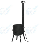 &Otilde;lg katlale d-40 cm koos korstnaga (sobib 12l katlale)
