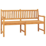 vidaXL 3-kohaline aiapink lauaga 150 cm, toekas tiikpuit