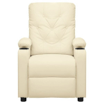 vidaXL massaažitool, kreemjasvalge, kunstnahk