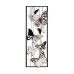 Metallist seinadekoratsioon, 32 x 90 x 5 cm