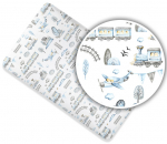 Voodilina My Baby kummiga, puuvillane, 120 x 60