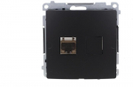 Arvuti pesa Rj45 kat. 6, must matt, Simon Basic