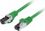 Lanberg Cat 8.1 S/ftp patchcord, 1m, roheline, Cu, Rj45