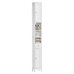 Vannitoakapp 19,5x21,4x180 cm Valge