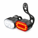 Jalgratta tulede komplekt, USB, valge ja punane, 2 tk.
