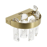 Seinavalgusti TOOLIGHT SWE075-W Harjatud kuld, 20x13,8x3,5cm