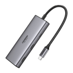 UGREEN USB-C jaotur 7-pordiline PD 100W s&uuml;learvutile, kiire 4K edastus