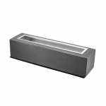 Lauapealne tulepaak, 38x10x13.5 cm, helehall, betoon