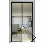 Lotus magnetiline s&auml;&auml;sev&otilde;rk r&otilde;duuksele 85&times;220 cm, must