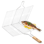 Metallist grillrest Vilde 40 x 30 cm kroom/h&otilde;be