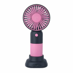 K&auml;eshoitav ventilaator telefonihoidikuga, must, 1 tk
